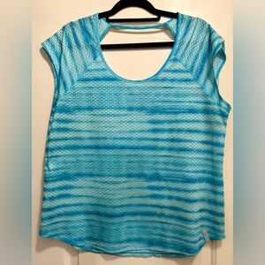 Blue Striped Women's Top